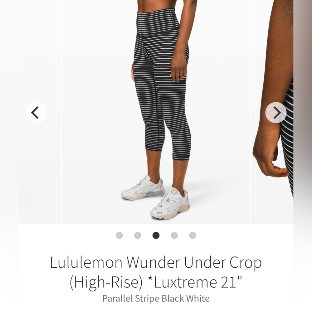 Lululemon Wunder Under Crop (High-Rise) *Luxtreme 21"